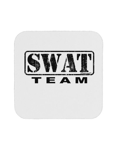 SWAT Team Logo - Distressed Coaster by TooLoud-Coasters-TooLoud-White-Davson Sales