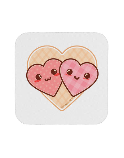 Super Cute Kawaii Hearts Coaster-Coasters-TooLoud-White-Davson Sales