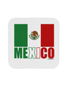 Mexican Flag - Mexico Text Coaster by TooLoud-Coasters-TooLoud-White-Davson Sales