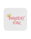 Birthday Girl - Princess Crown and Wand Coaster by TooLoud-Coasters-TooLoud-White-Davson Sales