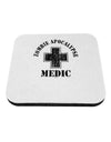 Zombie Apocalypse Group Role Medic Coaster-Coasters-TooLoud-White-Davson Sales