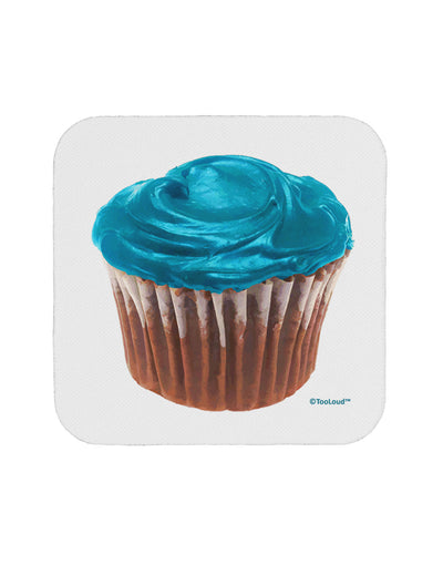 Giant Bright Turquoise Cupcake Coaster by TooLoud-Coasters-TooLoud-White-Davson Sales