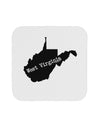 West Virginia - United States Shape Coaster-Coasters-TooLoud-White-Davson Sales