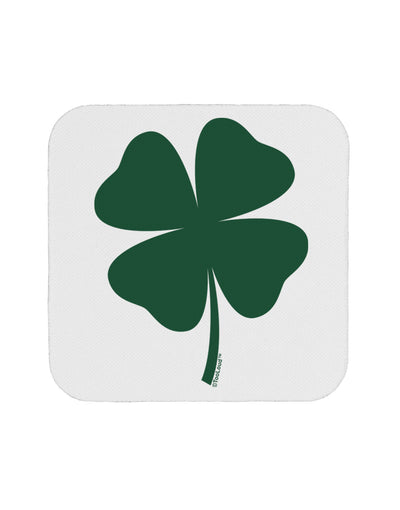 Lucky Four Leaf Clover St Patricks Day Coaster-Coasters-TooLoud-White-Davson Sales