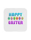 Happy Easter Decorated Eggs Coaster-Coasters-TooLoud-1-Davson Sales