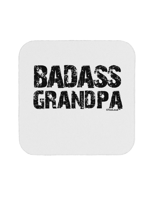 Badass Grandpa Coaster by TooLoud-Coasters-TooLoud-White-Davson Sales
