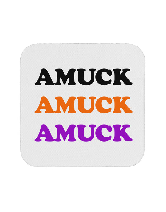 Amuck Amuck Amuck Halloween Coaster-Coasters-TooLoud-White-Davson Sales