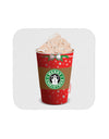 Merry Christmas Latte Cup Coaster-Coasters-TooLoud-1-Davson Sales