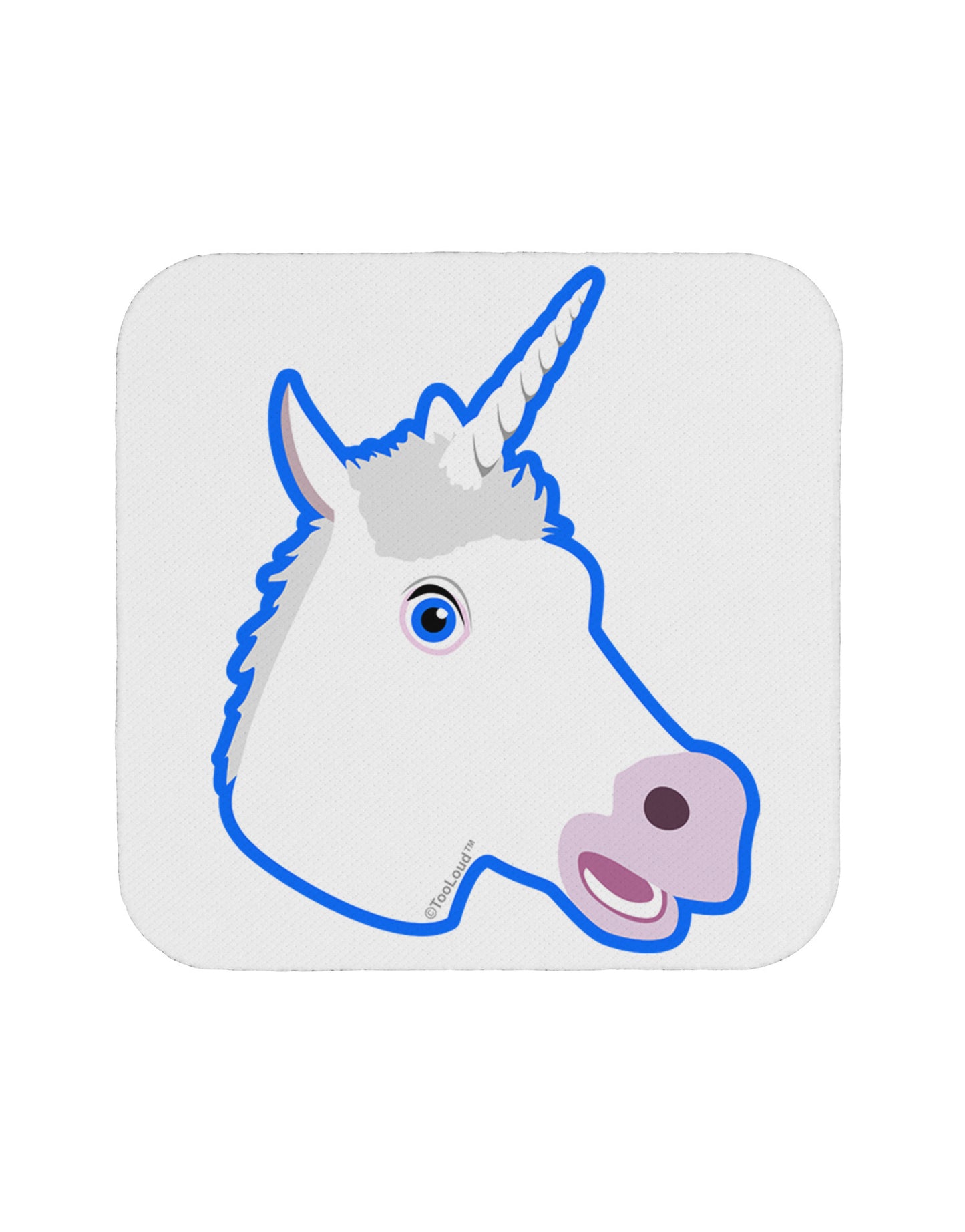 Fanciful Unicorn Coaster-Coasters-TooLoud-White-Davson Sales