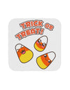 Trick or Treat Cute Candy Corn Halloween Coaster-Coasters-TooLoud-White-Davson Sales