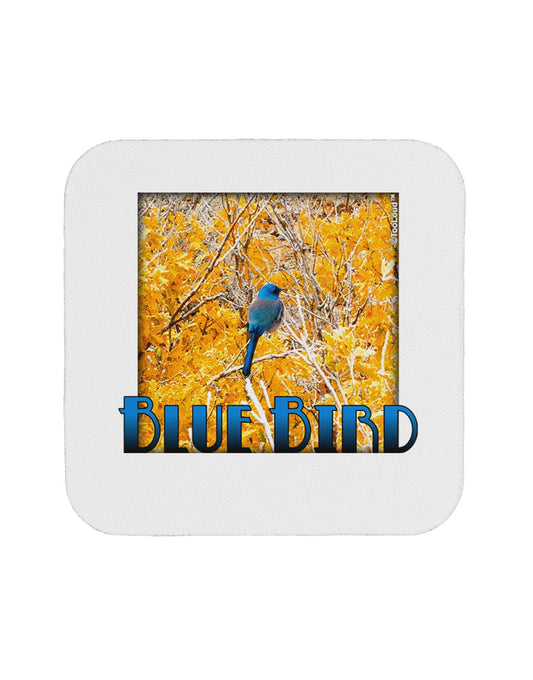 Blue Bird In Yellow Text Coaster-Coasters-TooLoud-12-Davson Sales