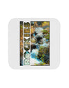 Rockies Waterfall with Text Coaster-Coasters-TooLoud-1-Davson Sales