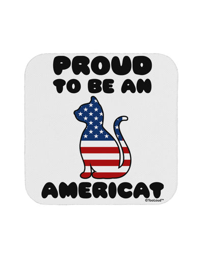 Proud to Be an Americat Coaster by TooLoud-Coasters-TooLoud-White-Davson Sales