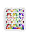 Pandamonium Rainbow Pandas Coaster by TooLoud-Coasters-TooLoud-White-Davson Sales