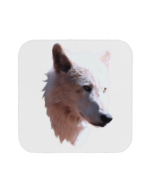 Magnificent White Wolf Head Coaster-Coasters-TooLoud-1-Davson Sales