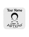 Personalized Cabin 8 Artemis Coaster by TooLoud-Coasters-TooLoud-White-Davson Sales