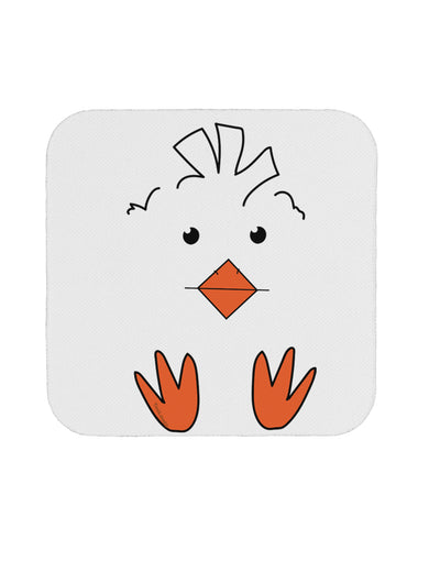 TooLoud Cute Easter Chick Face Coaster-Coasters-TooLoud-1 Piece-Davson Sales