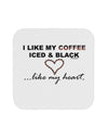 Coffee Iced and Black Coaster-Coasters-TooLoud-1-Davson Sales