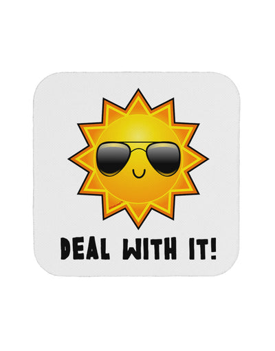 Deal With It Cute Sun Coaster by TooLoud-Coasters-TooLoud-1-Davson Sales