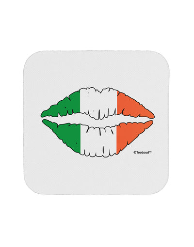 Irish Flag Kiss Coaster by TooLoud-Coasters-TooLoud-White-Davson Sales