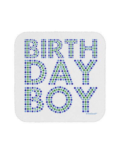 Birthday Boy - Blue and Green Dots Coaster by TooLoud-Coasters-TooLoud-White-Davson Sales