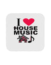 I Love House Pink Coaster-Coasters-TooLoud-White-Davson Sales