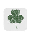 Distressed Traditional Irish Shamrock Coaster-Coasters-TooLoud-White-Davson Sales