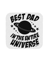 Best Dad in the Entire Universe Coaster-Coasters-TooLoud-White-Davson Sales