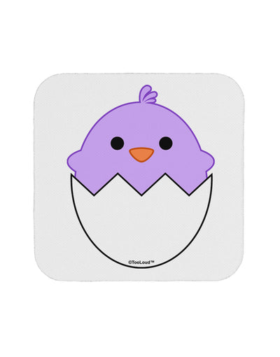 Cute Hatching Chick - Purple Coaster by TooLoud-Coasters-TooLoud-White-Davson Sales