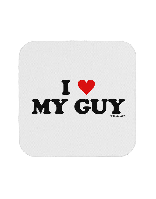 I Heart My Guy Coaster by TooLoud-Coasters-TooLoud-White-Davson Sales