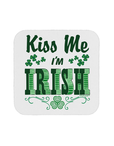 Kiss Me I'm Irish St Patricks Day Coaster-Coasters-TooLoud-1-Davson Sales