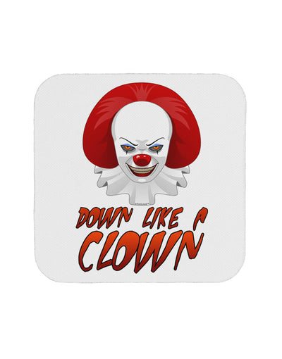 Down Like a Clown Coaster-Coasters-TooLoud-White-Davson Sales