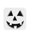 Happy Cute Jack O' Lantern Pumpkin Face Coaster-Coasters-TooLoud-White-Davson Sales