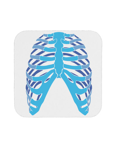 Human Blue Skeleton Bones Ribcage Coaster-Coasters-TooLoud-White-Davson Sales