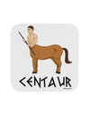 Greek Mythology Centaur Design - Color - Text Coaster by TooLoud-Coasters-TooLoud-White-Davson Sales