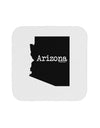 Arizona - United States Shape Coaster-Coasters-TooLoud-White-Davson Sales
