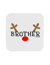 Matching Family Christmas Design - Reindeer - Brother Coaster by TooLoud-Coasters-TooLoud-White-Davson Sales