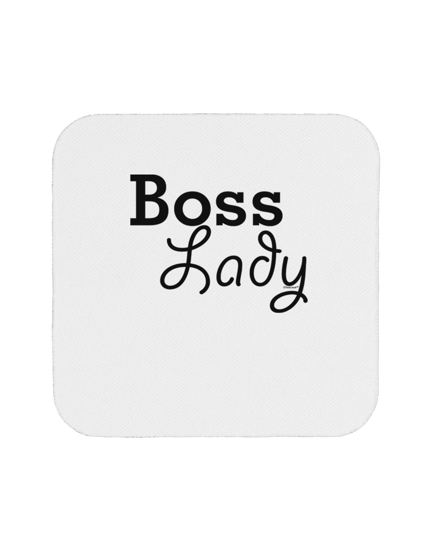 Boss Lady - Boss Day Coaster-Coasters-TooLoud-White-Davson Sales