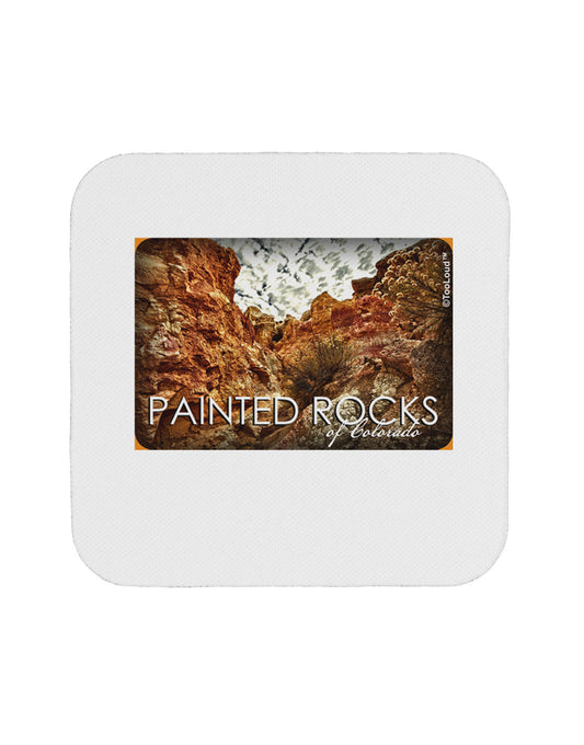 Colorado Painted Rocks Text Coaster-Coasters-TooLoud-1-Davson Sales