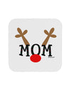 Matching Family Christmas Design - Reindeer - Mom Coaster by TooLoud-Coasters-TooLoud-White-Davson Sales