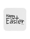 Happy Easter with Cross Coaster by TooLoud-Coasters-TooLoud-White-Davson Sales