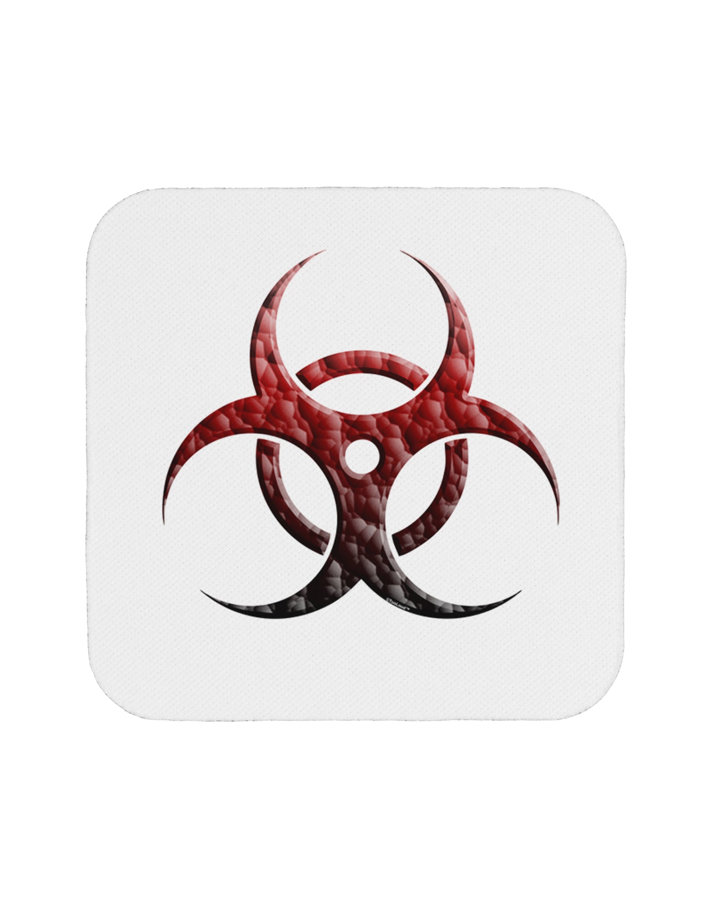 Biohazard Symbol Molecules - Apocalypse Coaster-Coasters-TooLoud-White-Davson Sales