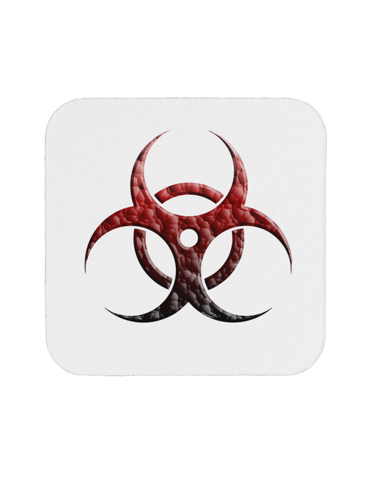 Biohazard Symbol Molecules - Apocalypse Coaster-Coasters-TooLoud-White-Davson Sales
