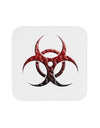 Biohazard Symbol Molecules - Apocalypse Coaster-Coasters-TooLoud-White-Davson Sales