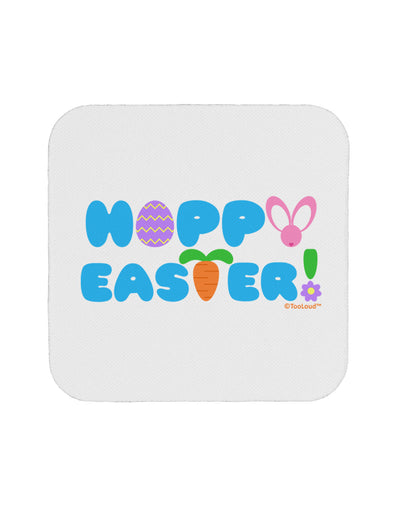 Cute Decorative Hoppy Easter Design Coaster by TooLoud-Coasters-TooLoud-White-Davson Sales