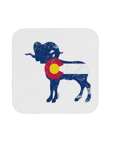 TooLoud Grunge Colorado Emblem Flag Coaster-Coasters-TooLoud-1 Piece-Davson Sales