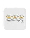 Happy Three Kings Day - 3 Crowns Coaster by TooLoud-Coasters-TooLoud-White-Davson Sales