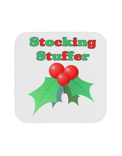 Stocking Stuffer Design - Christmas Coaster by TooLoud-Coasters-TooLoud-White-Davson Sales