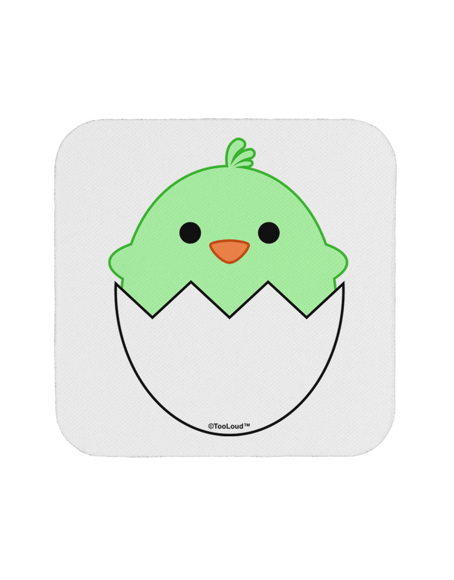 Cute Hatching Chick - Green Coaster by TooLoud-Coasters-TooLoud-White-Davson Sales