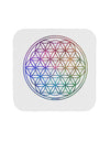 Flower of Life Circle Coaster-Coasters-TooLoud-1-Davson Sales